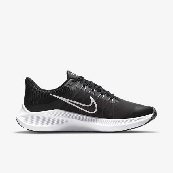 Zapatillas Running Nike Winflo 8 Carretera Hombre Negras Gris Oscuro Blancas | NK847HPR