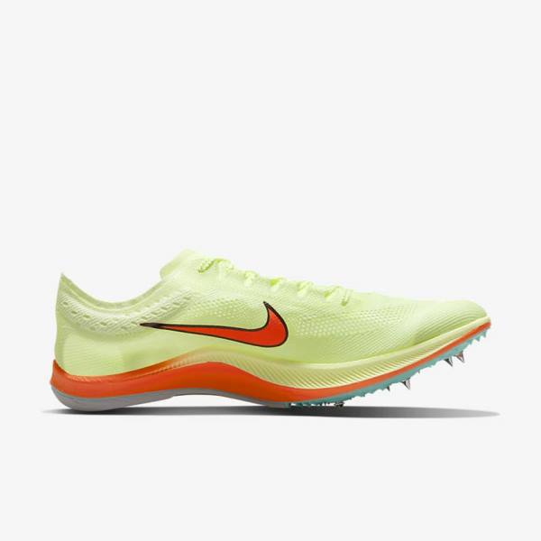 Zapatillas Running Nike ZoomX Dragonfly Athletics Distance Spikes Mujer Turquesa Negras Naranjas | NK892NSL