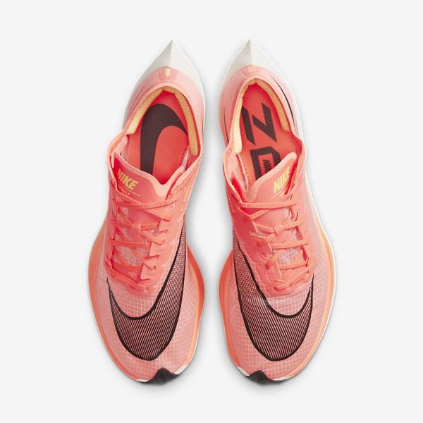 Zapatillas Running Nike ZoomX Vaporfly NEXT% Carretera Carreras Mujer Mango Claro Negras Azules | NK240KRW