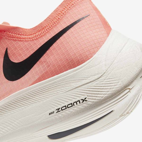 Zapatillas Running Nike ZoomX Vaporfly NEXT% Carretera Carreras Mujer Mango Claro Negras Azules | NK240KRW