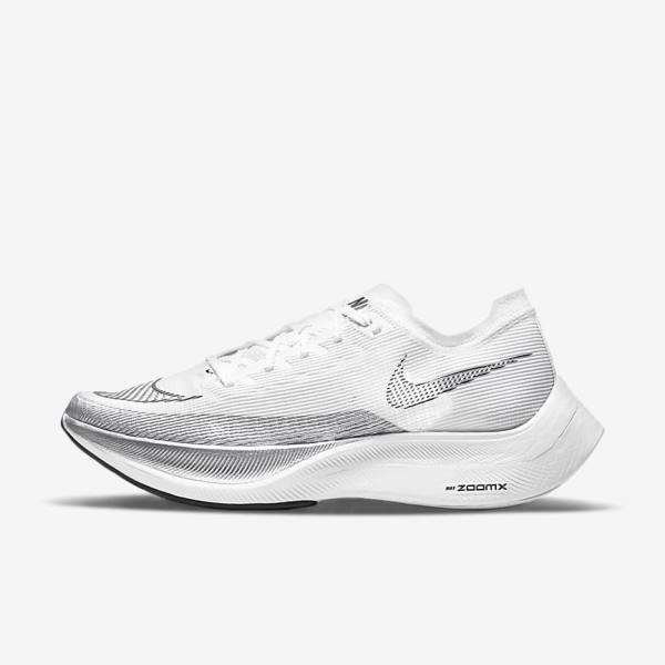 Zapatillas Running Nike ZoomX Vaporfly Next% 2 Carretera Carreras Hombre Negras Metal Doradas Blancas | NK324JNX