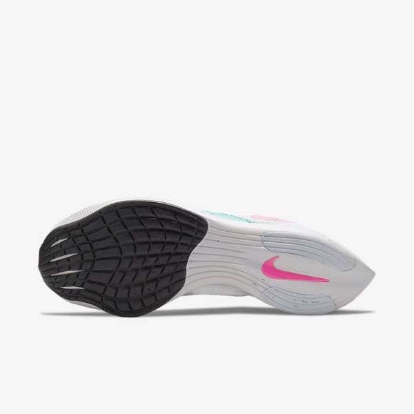 Zapatillas Running Nike ZoomX Vaporfly Next% 2 Carretera Carreras Hombre Verde Azules Blancas Negras | NK647JRK