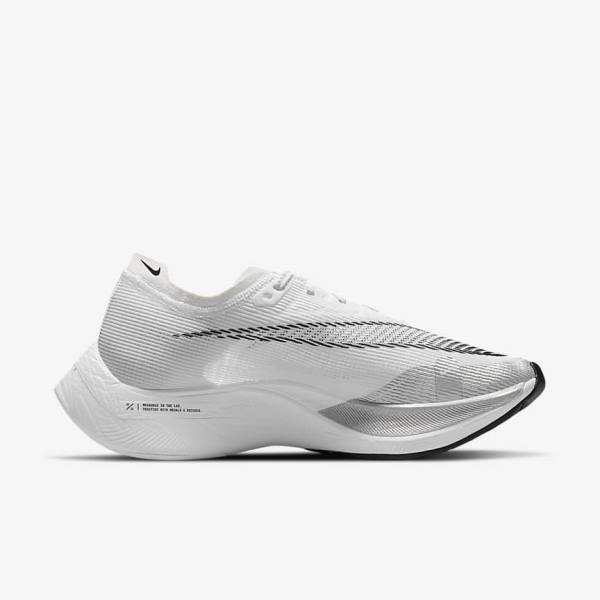 Zapatillas Running Nike ZoomX Vaporfly Next% 2 Carretera Carreras Mujer Blancas Amarillo Azules | NK908ZJA