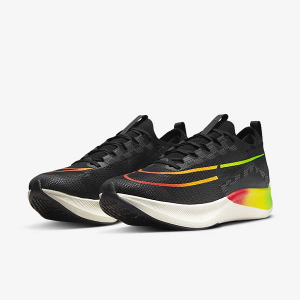 Zapatillas Running Nike Zoom Fly 4 Carretera Hombre Naranjas Negras | NK873LNE