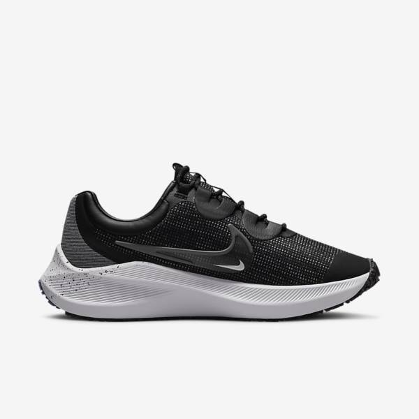 Zapatillas Running Nike Zoom Winflo 8 Shield Weatherised Carretera Mujer Negras Metal Plateadas Azules Gris | NK061GEB