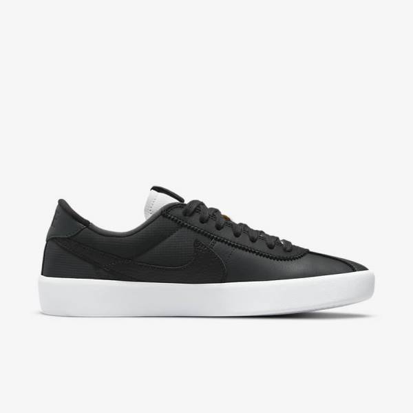 Zapatillas Skate Nike SB Bruin React Mujer Gris Oscuro Blancas Negras | NK039PIM