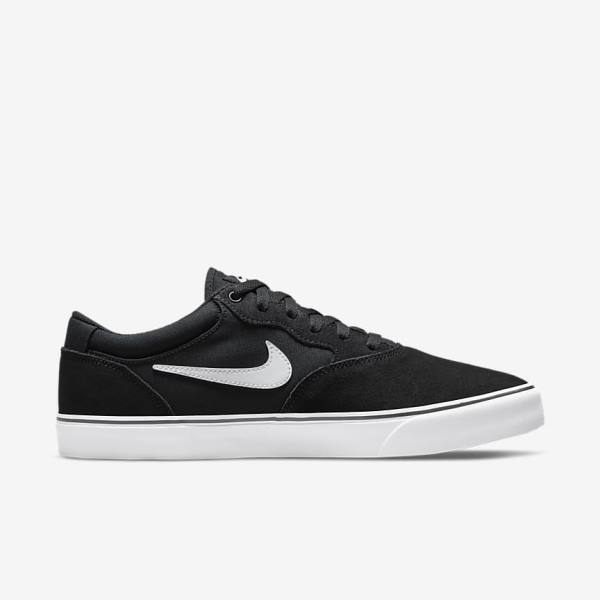 Zapatillas Skate Nike SB Chron 2 Hombre Negras Blancas | NK963APJ