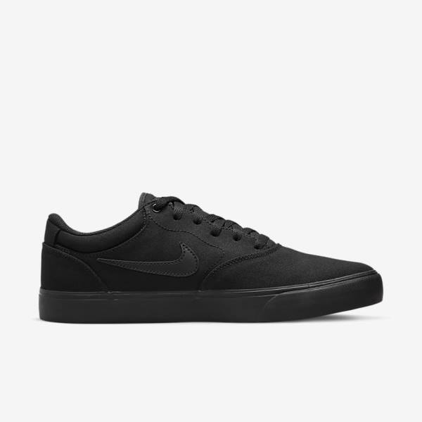 Zapatillas Skate Nike SB Chron 2 Lona Hombre Negras | NK075OUV