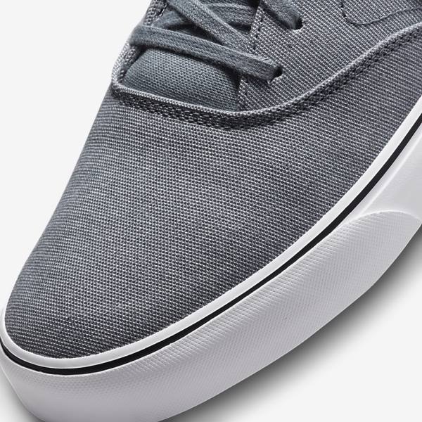 Zapatillas Skate Nike SB Chron 2 Lona Premium Hombre Gris Blancas | NK127WMF