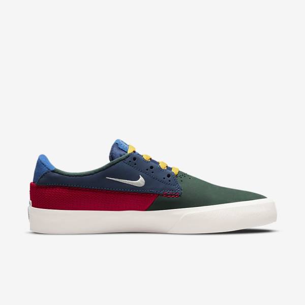 Zapatillas Skate Nike SB Shane Mujer Verde Rojas Azul Marino | NK068SYP