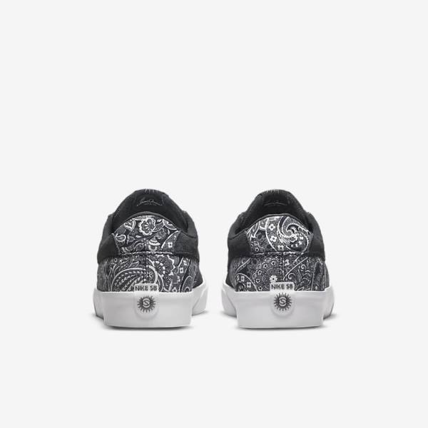 Zapatillas Skate Nike SB Shane Premium Hombre Gris Oscuro Blancas Negras Gris | NK527DKW