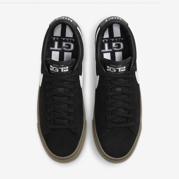 Zapatillas Skate Nike SB Zoom Blazer Low Pro GT Hombre Negras Blancas | NK274YUK