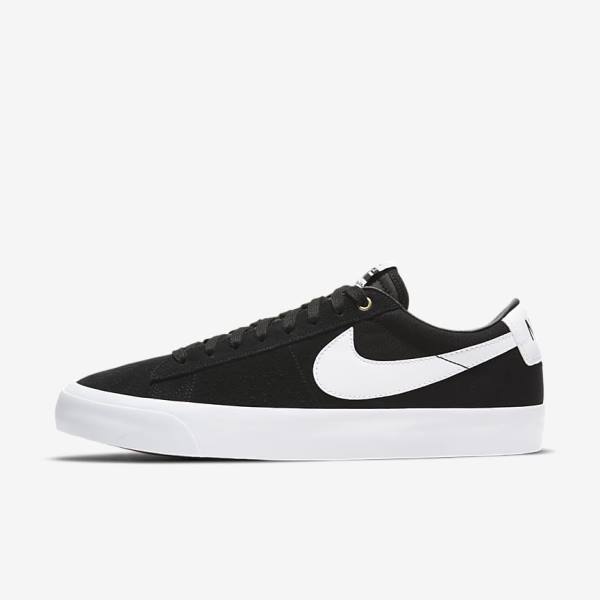 Zapatillas Skate Nike SB Zoom Blazer Low Pro GT Mujer Negras Marrones Claro Blancas | NK684UMK