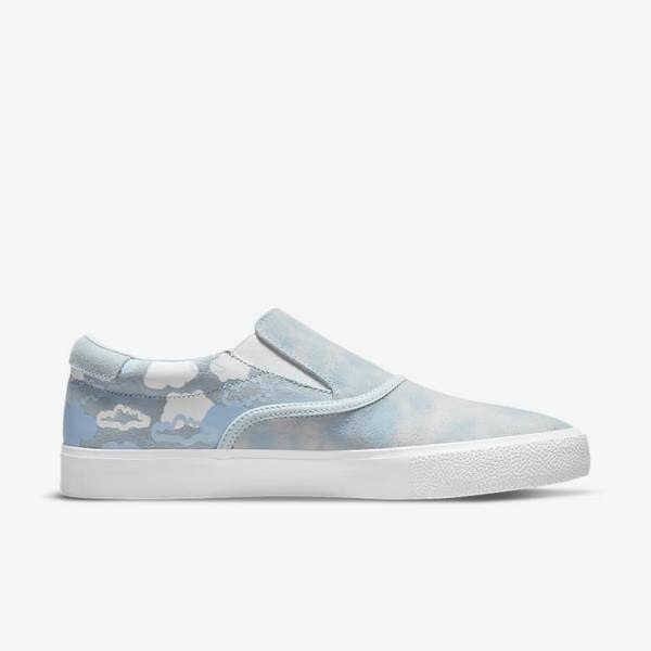 Zapatillas Skate Nike SB Zoom Verona Slip x Rayssa Leal Niños Azules Blancas Azules | NK495TJN