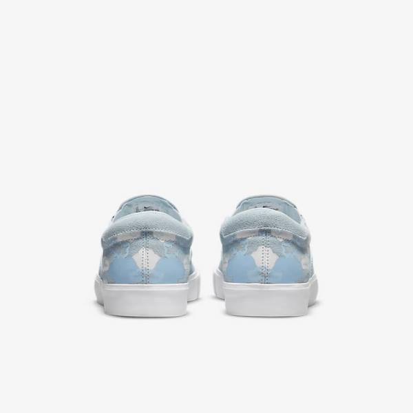 Zapatillas Skate Nike SB Zoom Verona Slip x Rayssa Leal Mujer Azules Blancas Azules | NK738LYF