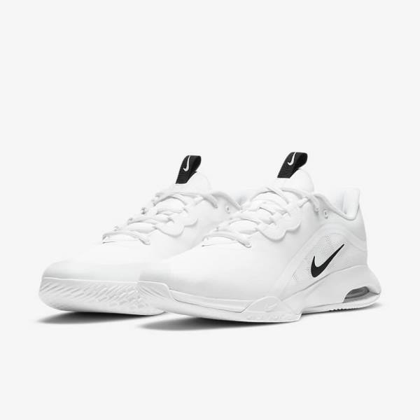 Zapatillas Tenis Nike NikeCourt Air Max Volley Hard Court Hombre Blancas Negras | NK348RVI