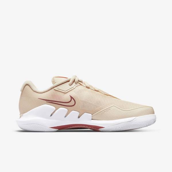 Zapatillas Tenis Nike NikeCourt Air Zoom Vapor Pro Hard-Court Mujer Blancas Coral Rojas | NK532HKJ