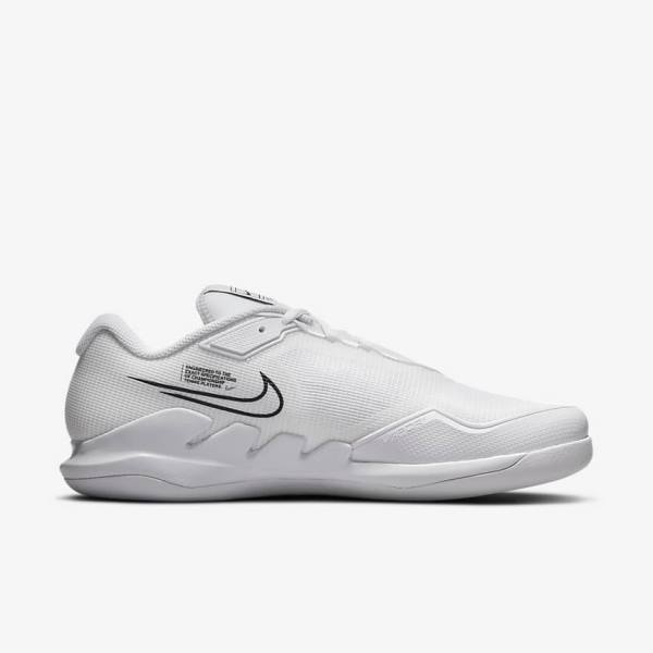 Zapatillas Tenis Nike NikeCourt Air Zoom Vapor Pro Carpet Hombre Blancas Negras | NK584BIC