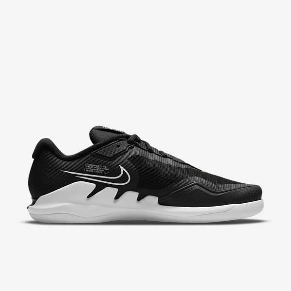 Zapatillas Tenis Nike NikeCourt Air Zoom Vapor Pro Carpet Hombre Negras Blancas | NK768PSE