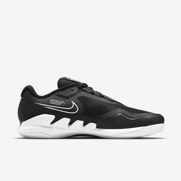 Zapatillas Tenis Nike NikeCourt Air Zoom Vapor Pro Clay Court Hombre Negras Blancas | NK792MCF