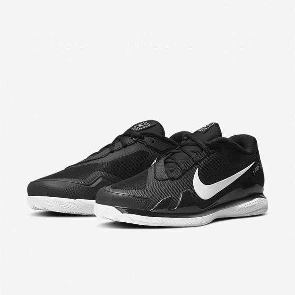 Zapatillas Tenis Nike NikeCourt Air Zoom Vapor Pro Clay Court Hombre Negras Blancas | NK792MCF