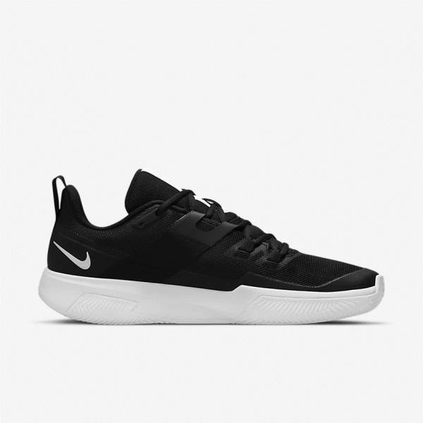 Zapatillas Tenis Nike NikeCourt Vapor Lite Clay Court Hombre Negras Blancas | NK841UEG