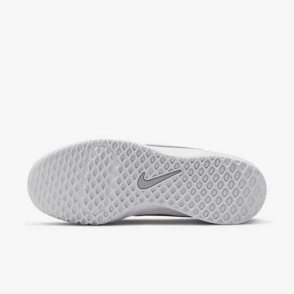 Zapatillas Tenis Nike NikeCourt Zoom Lite 3 Mujer Blancas Metal Plateadas | NK863RVQ