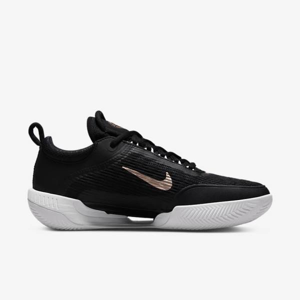 Zapatillas Tenis Nike NikeCourt Zoom NXT Clay Court Mujer Negras Blancas Gris Oscuro Metal Rojas Marrones | NK634TZW