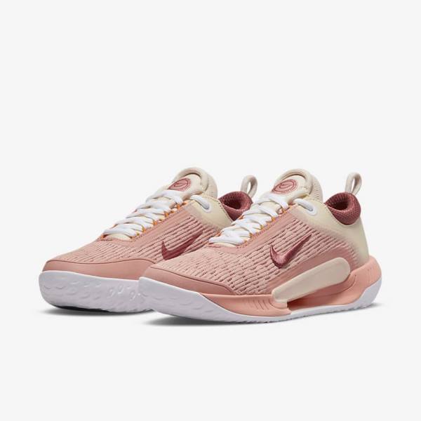 Zapatillas Tenis Nike NikeCourt Zoom NXT Hard Court Mujer Blancas Rojas | NK763EZP