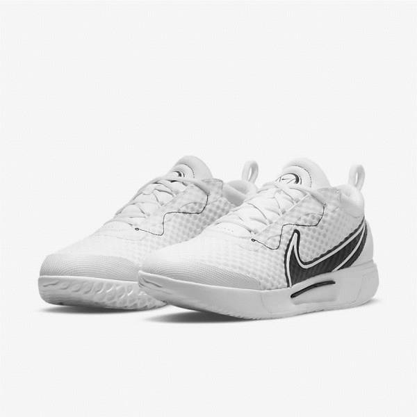 Zapatillas Tenis Nike NikeCourt Zoom Pro Hard Court Hombre Blancas Negras | NK063RZJ