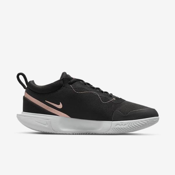 Zapatillas Tenis Nike NikeCourt Zoom Pro Clay Court Mujer Negras Blancas Metal Rojas Marrones | NK154CNV