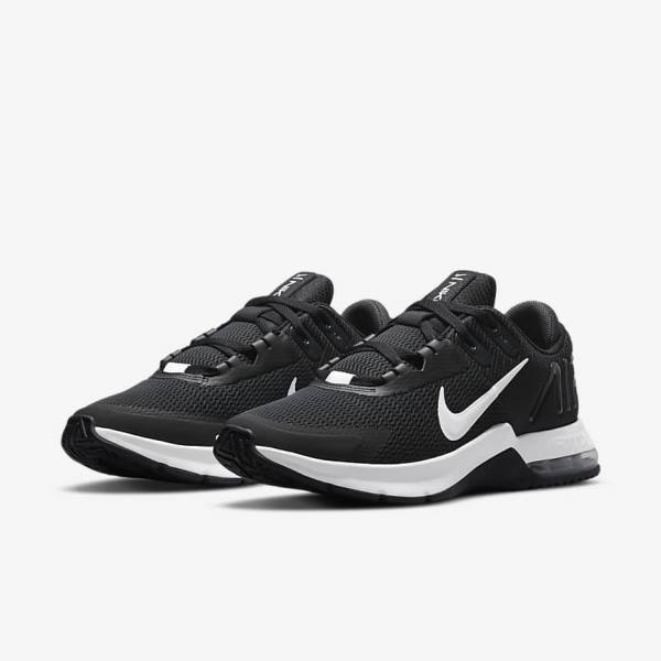 Zapatillas Training Nike Air Max Alpha Trainer 4 Hombre Negras Gris Oscuro Blancas | NK301GNH