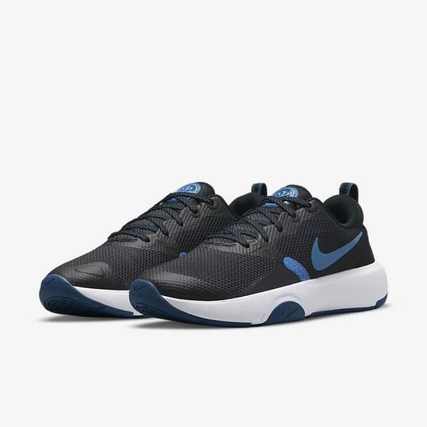 Zapatillas Training Nike City Rep TR Mujer Negras Azules Blancas | NK908UOH