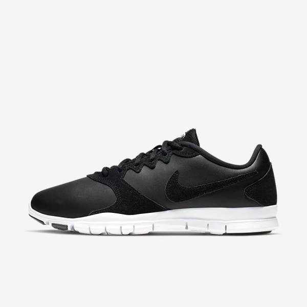 Zapatillas Training Nike Flex Essential TR Cuero Mujer Negras Blancas Rojas Claro Negras | NK298GBY