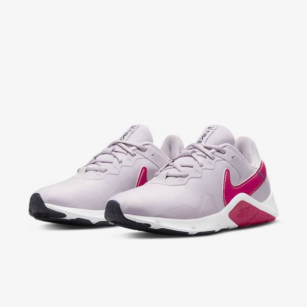 Zapatillas Training Nike Legend Essential 2 Mujer Blancas Azules Rosas | NK239OPE