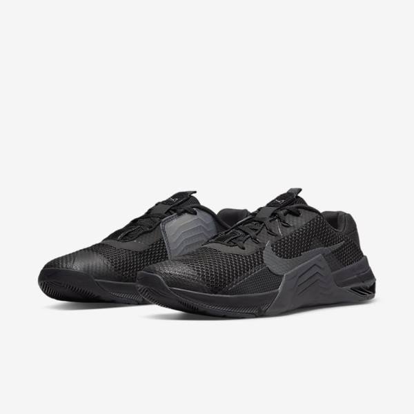 Zapatillas Training Nike Metcon 7 Hombre Negras Gris Oscuro | NK824VCB