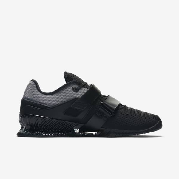 Zapatillas Training Nike Romaleos 4 Hombre Negras Blancas | NK019FZI