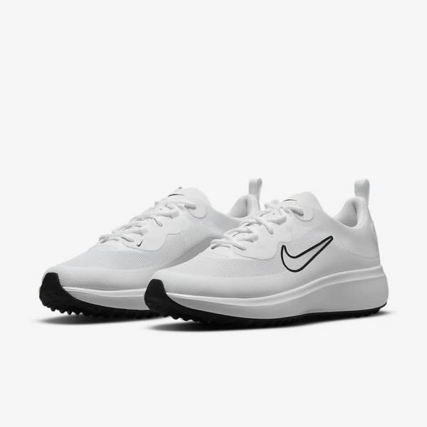 Zapatos De Golf Nike Ace Summerlite Mujer Blancas Negras | NK391TPX