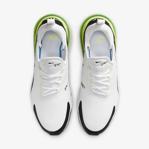 Zapatos De Golf Nike Air Max 270 G Mujer Blancas Negras | NK405IMG