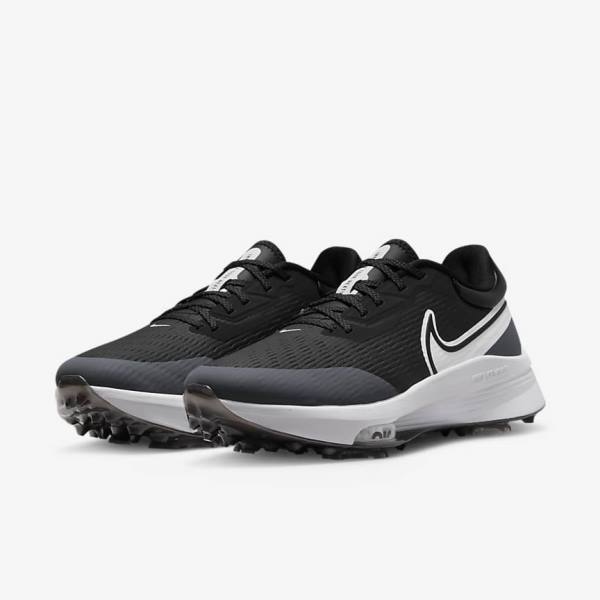 Zapatos De Golf Nike Air Zoom Infinity Tour NEXT% Hombre Negras Gris Turquesa Blancas | NK105RTY