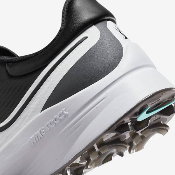 Zapatos De Golf Nike Air Zoom Infinity Tour NEXT% Hombre Negras Gris Turquesa Blancas | NK105RTY