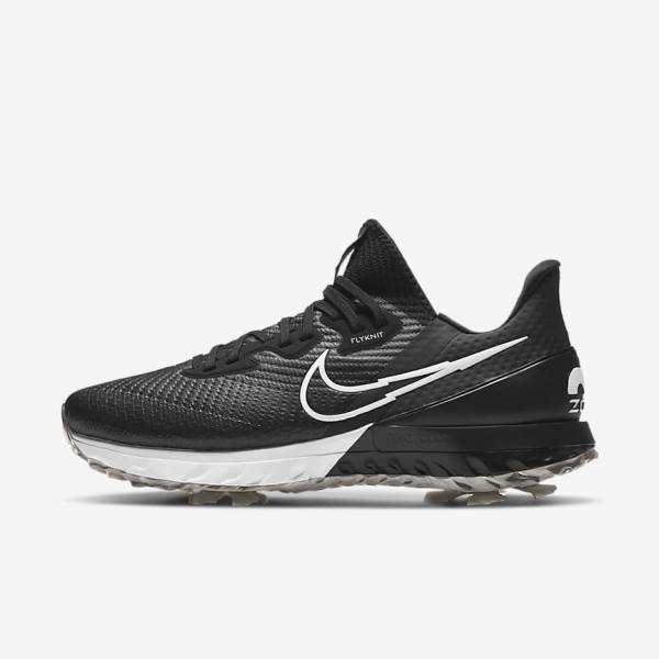 Zapatos De Golf Nike Air Zoom Infinity Tour Hombre Negras Blancas | NK394NKB