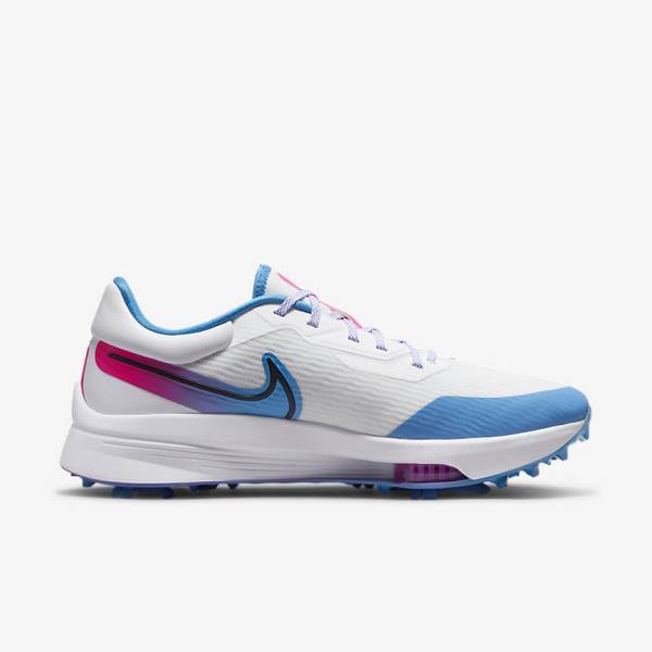 Zapatos De Golf Nike Air Zoom Infinity Tour NEXT% Hombre Blancas Azules Rosas Negras | NK572AIC