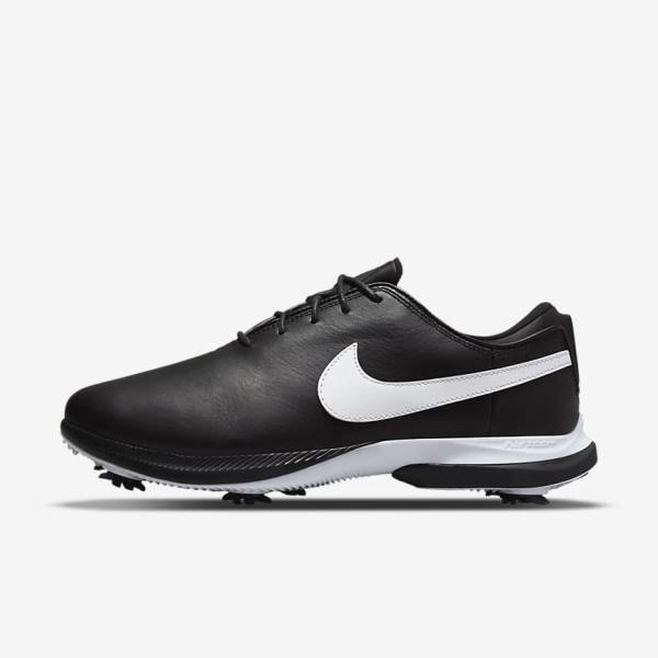 Zapatos De Golf Nike Air Zoom Victory Tour 2 Mujer Negras Blancas | NK043HXV