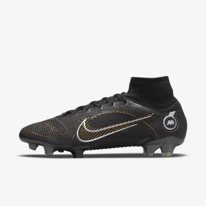 Botas de fútbol Nike Mercurial Superfly 8 Elite FG Firm-Grounds Hombre Negras Metal Plateadas Gris Metal Doradas | NK392VER