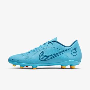 Botas de fútbol Nike Mercurial Vapor 14 Club MG Multi-Ground Mujer Azules Naranjas | NK624GVC