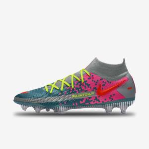 Botas de fútbol Nike Phantom GT Elite By You Custom Firm Ground Mujer Multicolor | NK017VRU