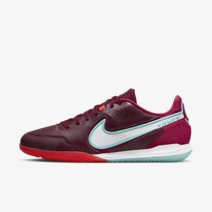 Botas de fútbol Nike React Tiempo Legend 9 Pro IC Indoor-Court Hombre Rojas Rojas Claro Blancas | NK569GPI