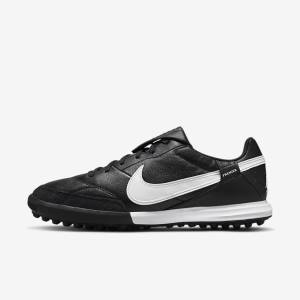 Botas de fútbol Nike The Premier 3 TF Artificial-Turf Hombre Negras Blancas | NK975YEW