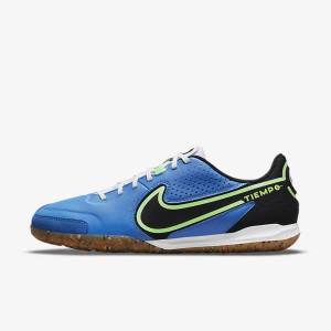 Botas de fútbol Nike Tiempo Legend 9 Academy IC Indoor-Court Hombre Azules Claro Verde Claro Marrones Negras | NK879LTN